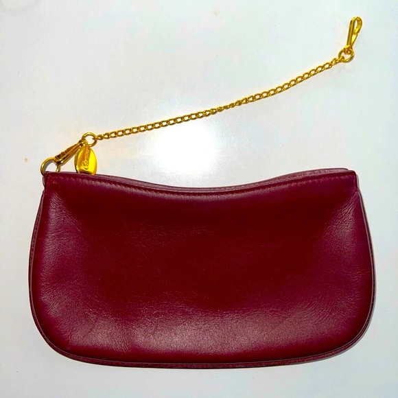 Cartier Les Must De Cartier Pouch Clutch Wristlet Pochette Bordeaux VINTAGE RARE - Picture 3 of 6